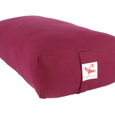 Plum coloured rectangular bolster from Flamingo e-boutique